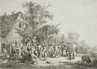 Dorffest unter dem Spalier von Adriaen Jansz. van Ostade